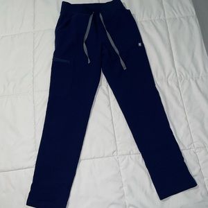 Figs High-Waisted Yola Skinny Scrub Pants 2.0 Navy Blue Size XXS Petite